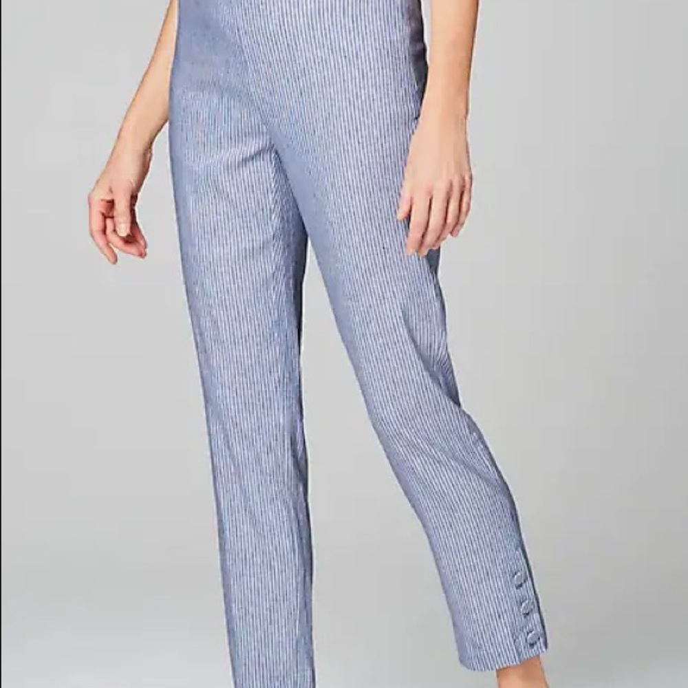 J Jill linen ankle pants